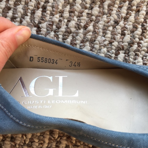 Attilio Giusti Leombruni Snakeskin denim ballet - Picture 7 of 7